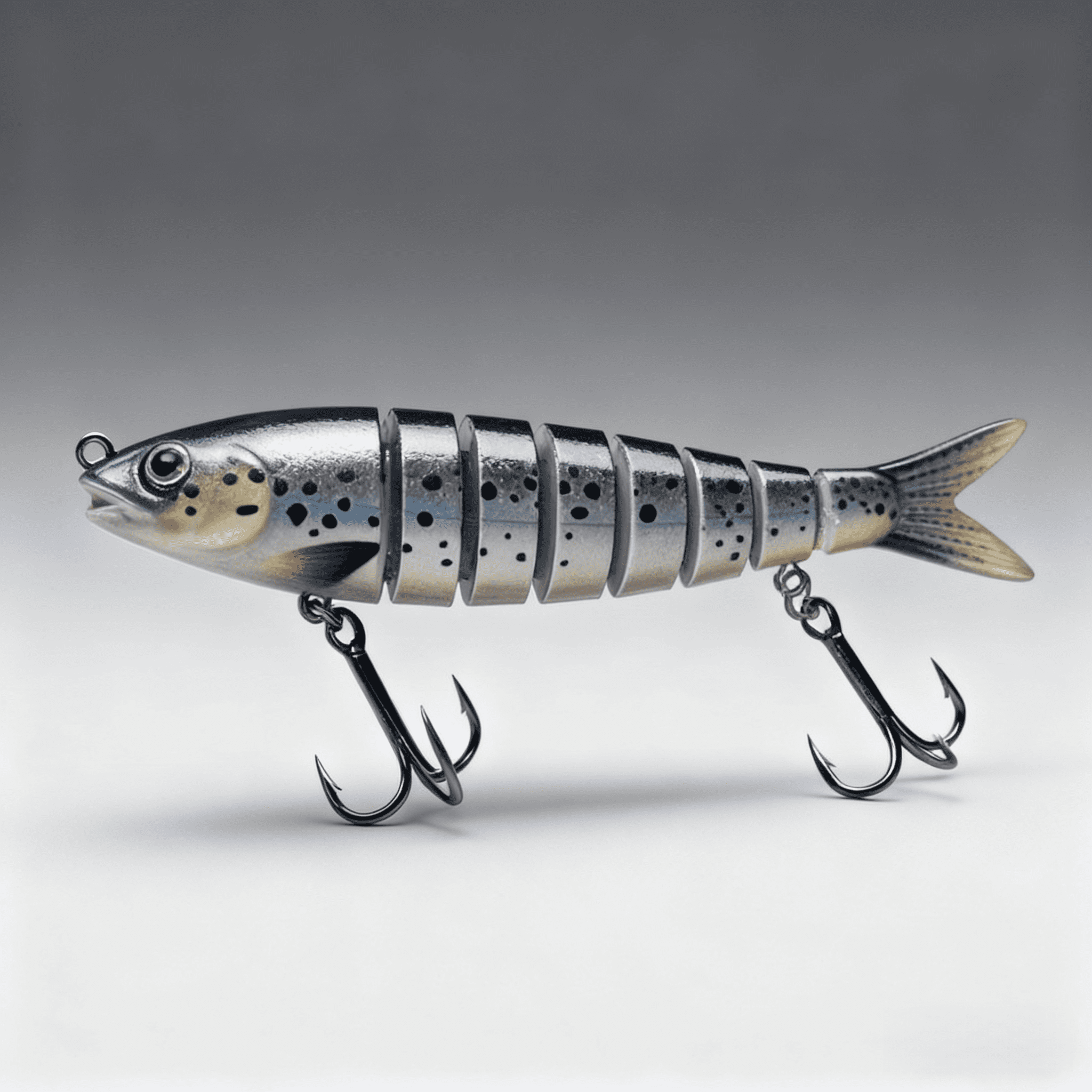 multi joint sinking lure – black